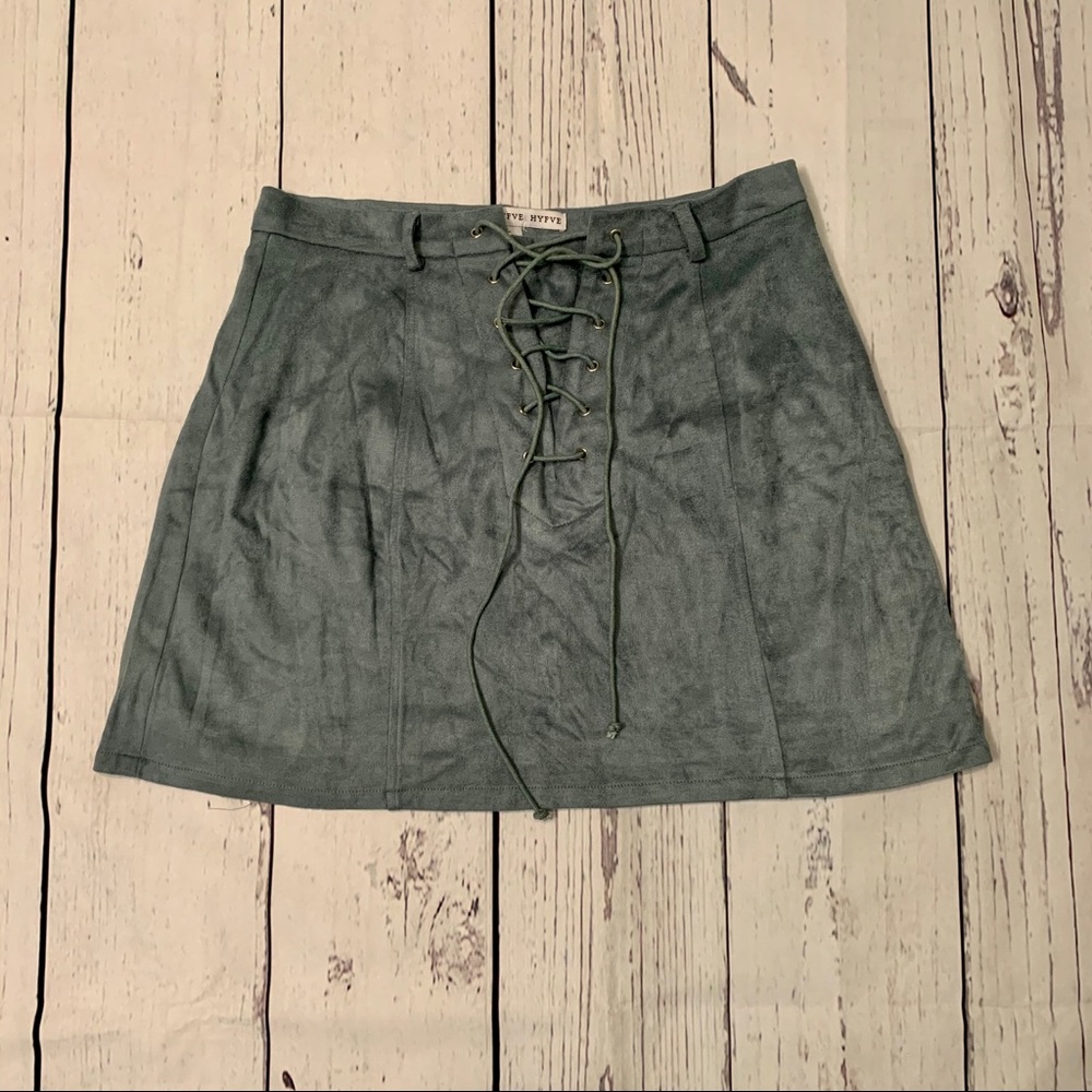 NWT suede skirt